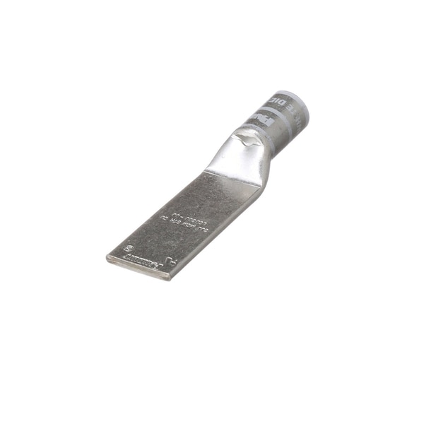Blank Tongue Compression Lug, Standard Barrel, Copper, White